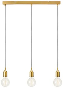 Lampada a sospensione a tre bracci in oro Bronx - Markslöjd