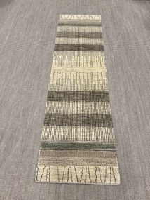 Loribaft Tappeto 80x300 Beige (Iran) Annodato A Mano
