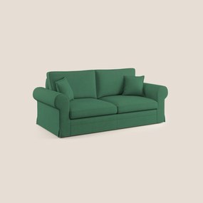 Lady divano classico in piuma d'oca realizzato con tessuto impermeabile T02 verde