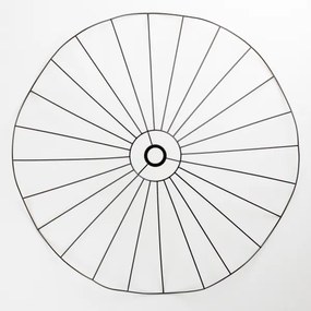 Brilagi - Lampadario LED a montaggio superficiale CERIA WIRE 1xE27/40W/230V Ø 80 cm nero/rovere