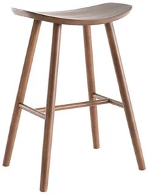 Sgabello da bar di design noce DEMORY