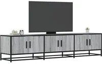 Mobile Porta TV Grigio Sonoma 180x35x41 cm in Truciolato 3300788