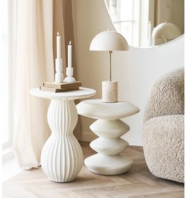 Tavolino rotondo in pietra ø 36 cm Blackburn – House Nordic