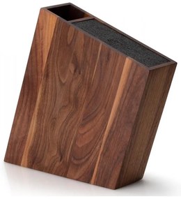 Continente C4251- Portacoltelli con inserto flexi e vano 31x8x24,5 cm noce