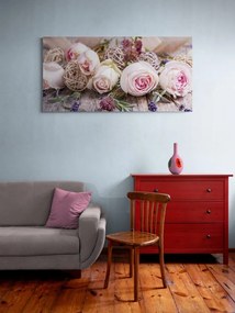 Stampa su tela – Composizione floreale festosa di rose