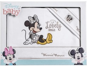 Lenzuola lettino neonato Minnie Mouse lovely smile Disney