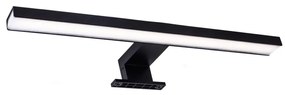 Illuminazione a LED per specchi da bagno SAMOS LED/8W/230V 4000K 40 cm IP44 nero