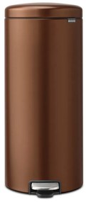 Cestino per la spazzatura color bronzo in acciaio con pedale 30 l NewIcon – Brabantia