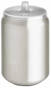 Organizzatore di cotton fioc da bagno in acciaio inox in argento Austin - iDesign