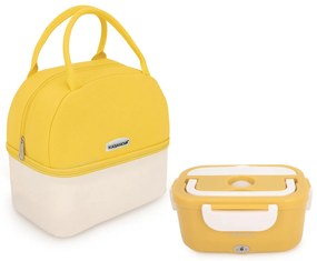 Scaldavivande elettrico con borsa termica arancione