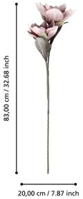 Eglo 428113 - Fiore artificiale MOLAVE 83 cm rosa
