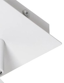 Faretto moderno per bagno bianco quadrato IP44 - Ducha