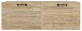 Mobile Pensile Rovere Sonoma 100x36,5x35 cm Legno Multistrato