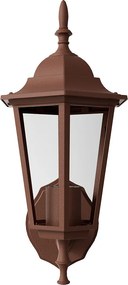 Applique Lanterna da Esterno IP54 E27 Corten - Serie TOSCA 1A