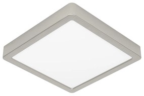 Plafoniera Moderna Fueva 5 Acciaio Nichel Satinato Led Integrato 17W