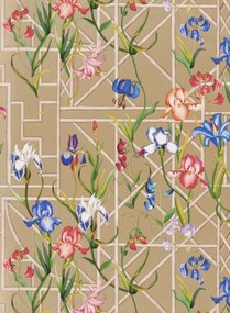 Christian Lacroix Tapete Fretwork Garden - Or