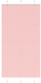 Tenda Plissettata Rosa 110x200 Cm Larghezza Tessuto 109,4 Cm /