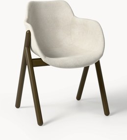 Sedia con braccioli imbottita Carmi