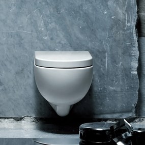 Wc Sospeso Azzurra Ceramica Bianco Lucido "Nuvola"