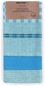 Asciugamani in cotone in set da 3 50x70 cm Louie - DecoKing