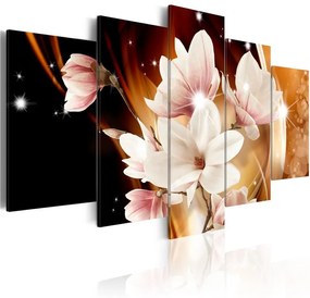 Quadro Illumination (Magnolia)  Colore Rosa, Dimensioni e Misure 100x50