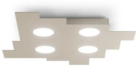 Plafoniera moderno Wall bianco IP20, 4XGX53