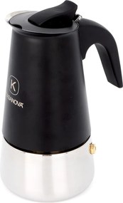 Caffettiera induzione 2 tazze nero