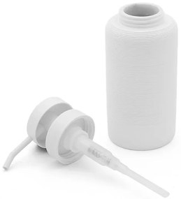Dispenser sapone liquido in poliresina bianca Marica
