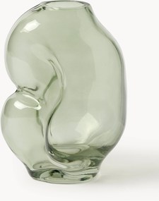 Vaso in vetro fatto a mano Gleam, Alt. 18 cm