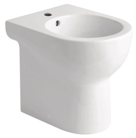 Bidet Da Terra Azzurra Ceramica Bianco Lucido "Mini Nuvola"