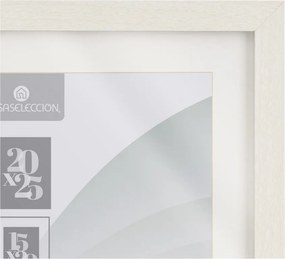 Cornice bianca verticale con sostegno/da appendere 22,5x28 cm Sencillo – Casa Selección