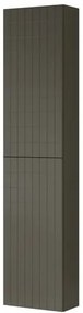 Colonna per mobile bagno Pixel Grid 2 ante P 27 x L 30 x H 160 cm grigio carbone