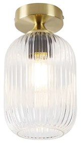 Plafoniera Art Déco in ottone - Banci