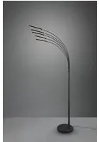 Piantana Reed 5 Archi Led Nero Opaco H195 cm Trio Lighting