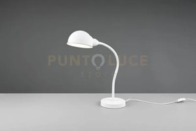 Lampada perry flessibile h.46cm bianca 504900131