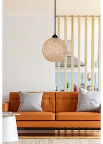 Lampadario su corda  JUTE 1xE27/60W/230V beige