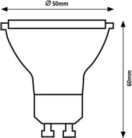 Rabalux 79132 - Lampadina LED SMD GU10/7W/230V 4000K