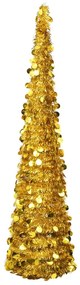 Albero Di Natale Artificiale Apribile Oro 180 Cm Pet /