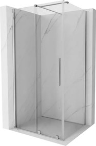 Mexen Velar cabina doccia scorrevole 120 x 90 cm, trasparente, cromo - 871-120-090-01-01