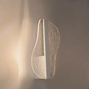 Applique LED moderno Bianca bianco IP20, luce bianco caldo 700 lumen, MANTRA