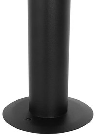 Lampada da terra classica da esterno nera 100 cm IP44 - Dover