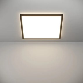 Eglo 901444 - Plafoniera LED da esterno ROVITO 17W/230V 50x50 cm IP44 nero