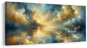 Quadro su tela – Mattina tranquilla al lago