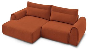 Divano angolare arancione Aden – Bobochic Paris