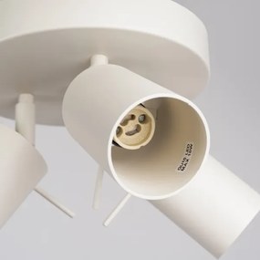 Sollux SL.1497 - Faretto RING 3xGU10/10W/230V color crema