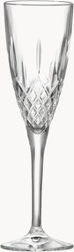Set di 6 flute da champagne in cristallo London