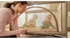 Lionelo - Lettino da viaggio LAURA Sabbia