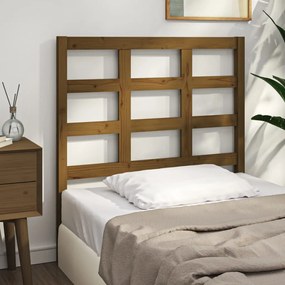 Testiera Per Letto Ambra 105,5x4x100 Cm Legno Massello Di Pino /
