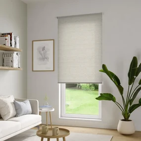 Tenda a rullo motorizzata filtrante INSPIRE Darwin beige 45 x 190 cm
