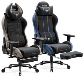 Poggiapiedi in tessuto per sedie Diablo X-Horn 2.0 Camel Black, Diablo X-One 2.0 Night Blue